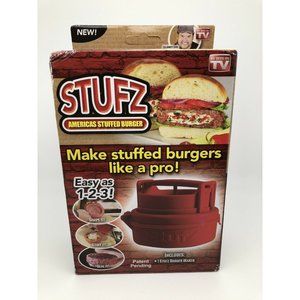 STUFZ Americas Stuffed Burger As Seen On TV Make Burgers Like A Pro! Brand New